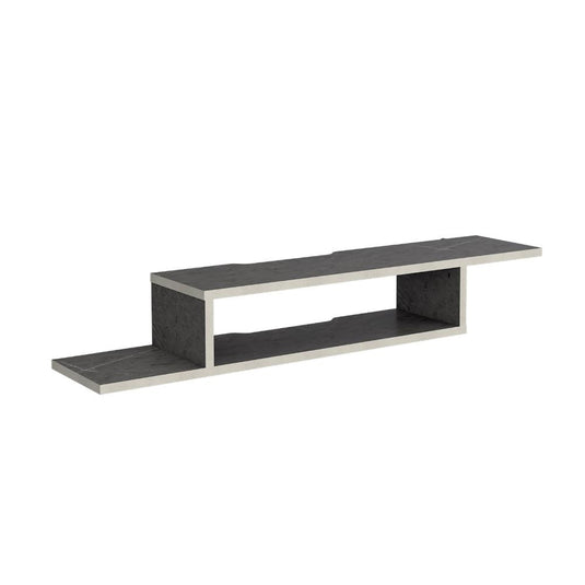 Mesa Para Tv Flotante Dilix, Piedra, con superficie para objetos decorativos