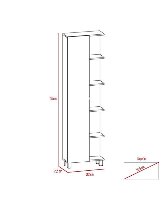 Mueble Esquinero Urano, Blanco