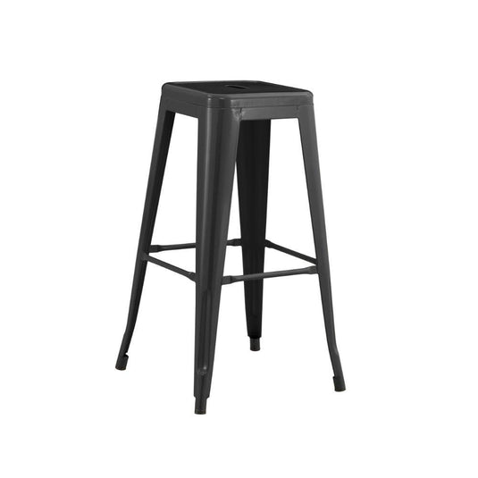 Silla De Bar Milano Negra X2