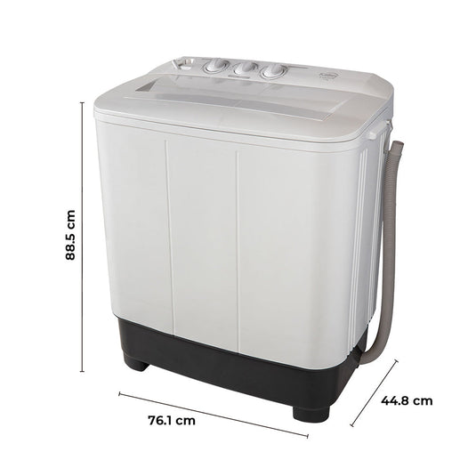 Lavadora KALLEY Semi Automática 7 Kilogramos K-LAVSA7B, Blanco