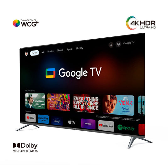 Televisor Kalley 65" Pulgadas 4K UHD - QLED - Google TV