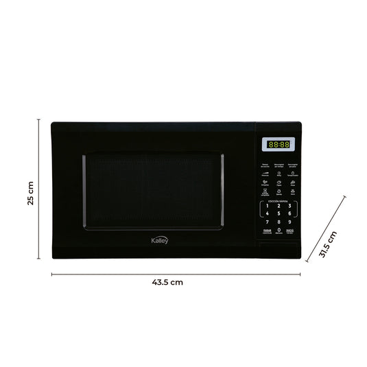 Horno Microondas Kalley 0.7 Pies K-MW07BN Negro