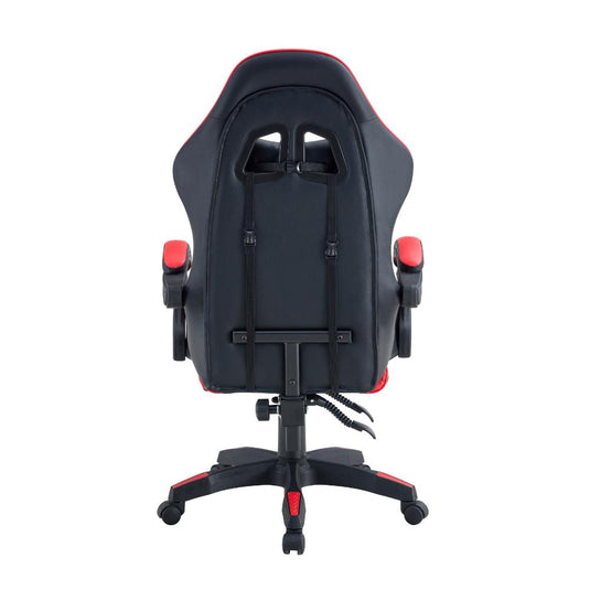 Silla Gamer BMG-17, Negro y Rojo, con Cómodo Espaldar y Rodachines