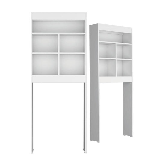 Gabinete de Baño Babel, Blanco, Amplios Espacios Para Colocar Objetos Decorativos X2