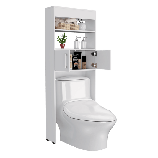 Gabinete de Baño Oporto, Blanco, con Variedad de Entrepaños X2