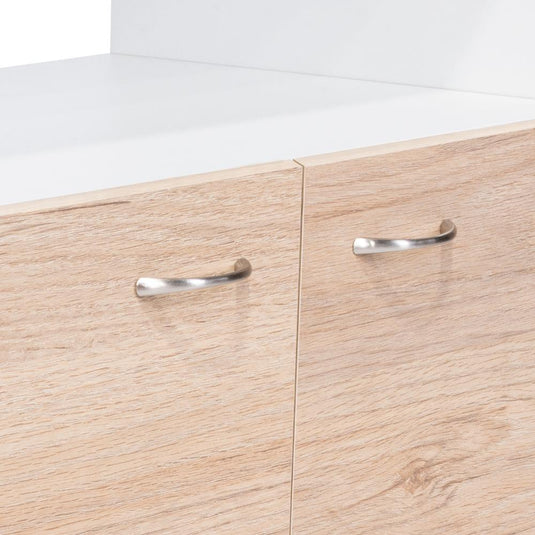 Mueble Alacena Fenix, Blanco y Rovere