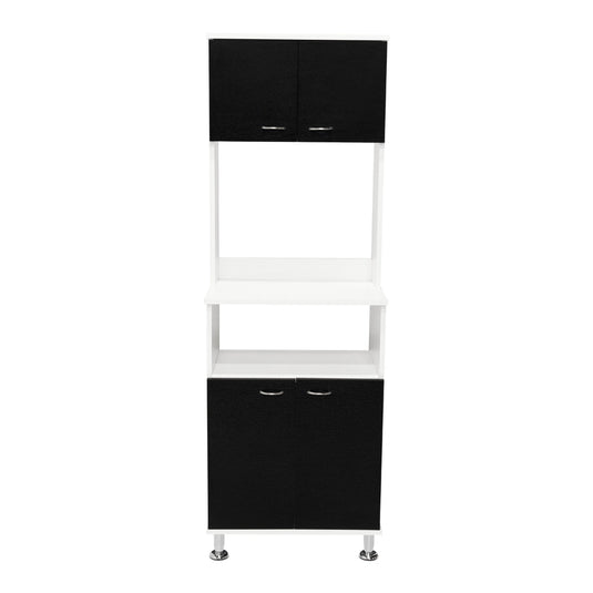 Mueble Alacena Fenix Blanco, Wengue y Negro