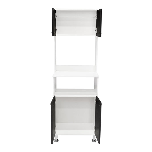 Mueble Alacena Fenix Blanco, Wengue y Negro