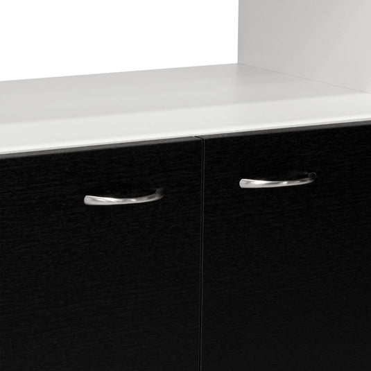 Mueble Alacena Fenix Blanco, Wengue y Negro