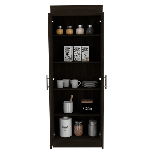 Combo Para Cocina Estarlet, Wengue, con Alacena y Mueble Superior de Cocina