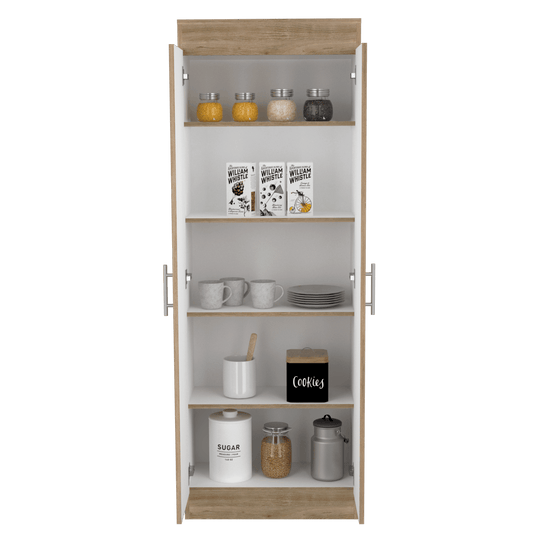 Mueble Alacena Nepal, Miel y Blanco