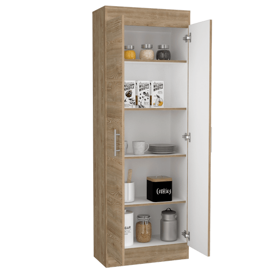 Mueble Alacena Nepal, Miel y Blanco