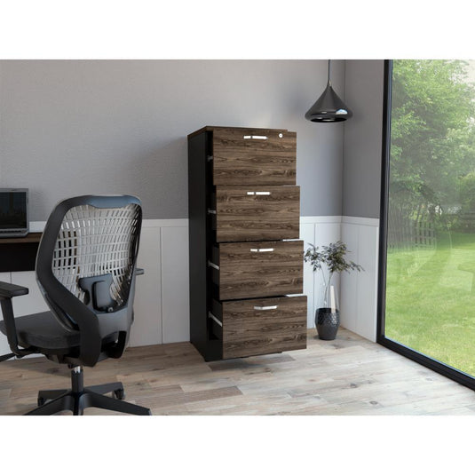 Archivador Alto Home Office 4 Cajones