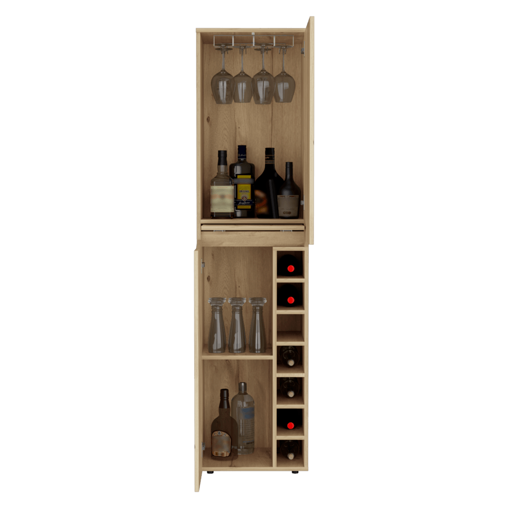 Bar Alto Obregon, Duna, con gran capacidad para ubicar botellas y copas