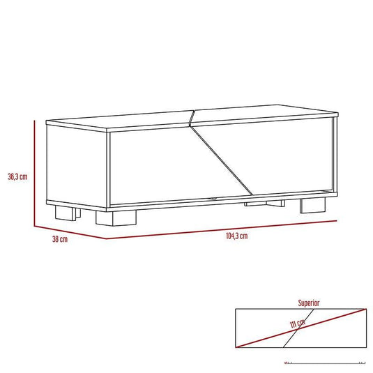 Combo Para Sala Baruk, Incluye Mesa Tv y Mesa de Centro