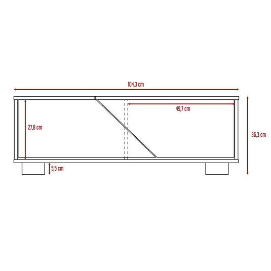 Combo Para Sala Baruk, Incluye Mesa Tv y Mesa de Centro