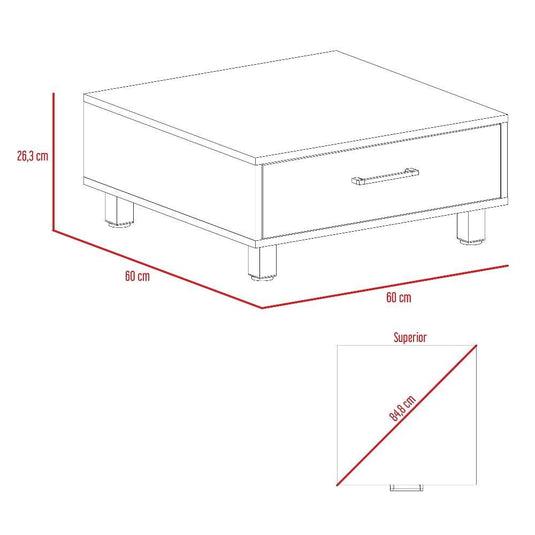 Combo Para Sala Venecia, Incluye Rack para TV y Mesa de Centro