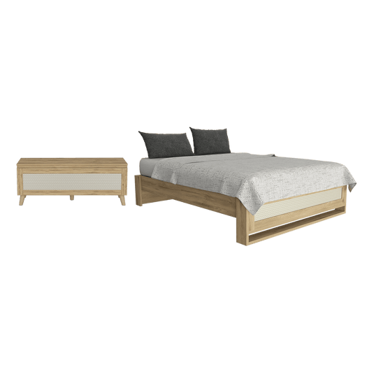 Combo para Habitación Mocoe, incluye Cama y Baul