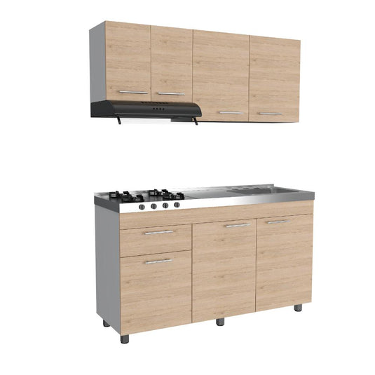 Cocina Integral 150Cm Bazagli Derecho Rovere