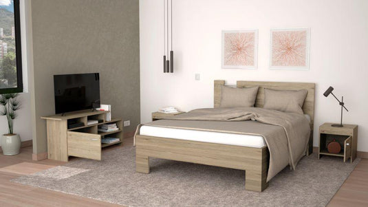 Combo Cama Dicolor, Rovere