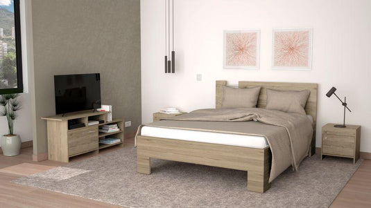 Combo Cama Dicolor, Rovere