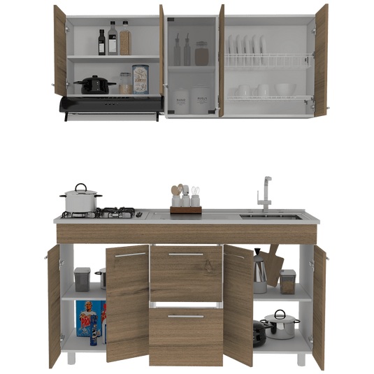 Combo Para Cocina Almería, Incluye Cocina Integral y Arrimo