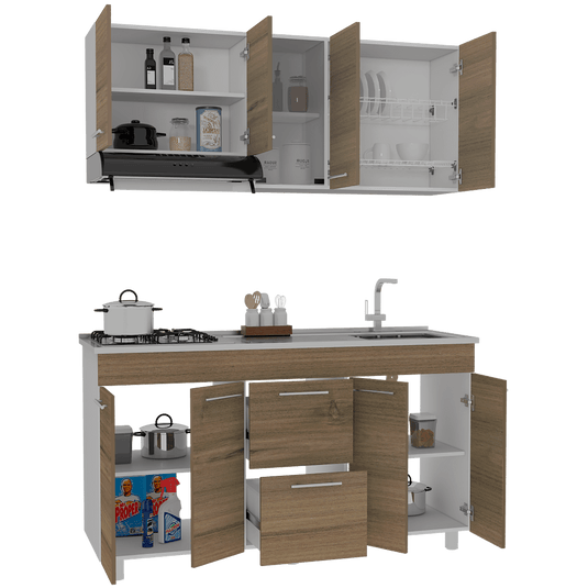 Combo Para Cocina Almería, Incluye Cocina Integral y Arrimo