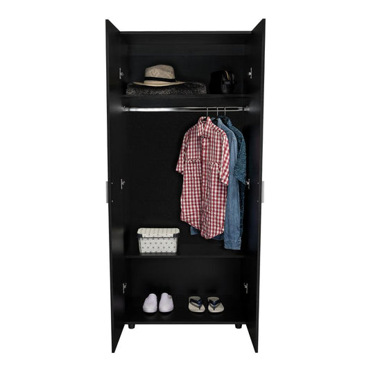 Armario Hogar Economico Especial, Wengue y Negro