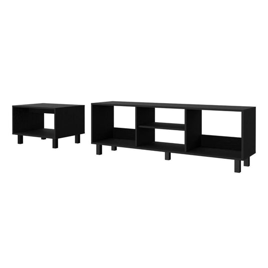 Combo para Sala Pity, Wengue, Incluye Rack para TV 65" y Mesa de Centro ZF