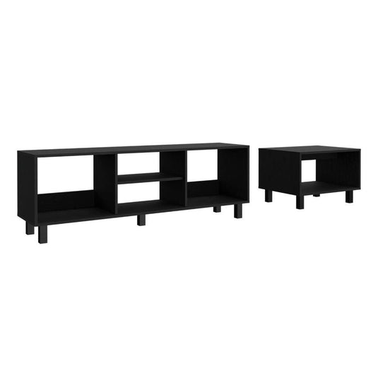 Combo para Sala Pity, Wengue, Incluye Rack para TV 65" y Mesa de Centro ZF