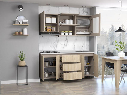 Cocina Kiara, Rovere y Taupe