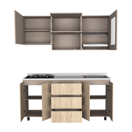 Cocina Kiara, Rovere y Taupe