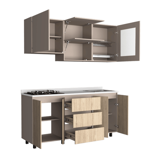 Cocina Kiara, Rovere y Taupe