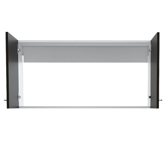 Vitrina de Pared Napoles, Blanco y Wengue ZF