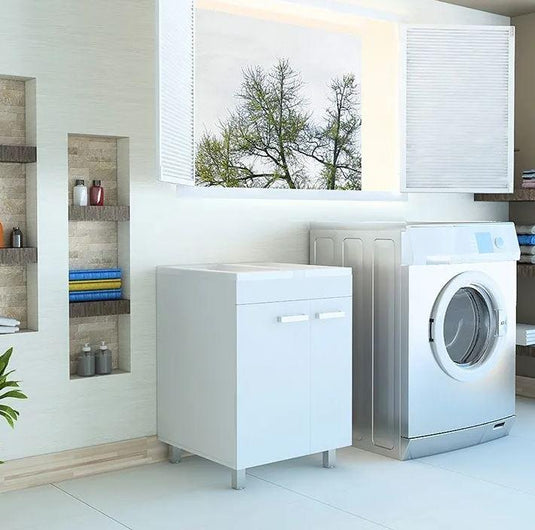 Mueble Lavadero Valento 60, Blanco