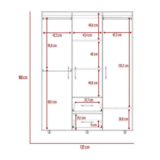 Combo para Habitación Ride, incluye Closet y Escritorio