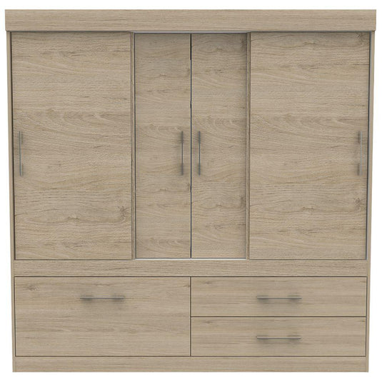 Armario Allegro, Blanco y Rovere