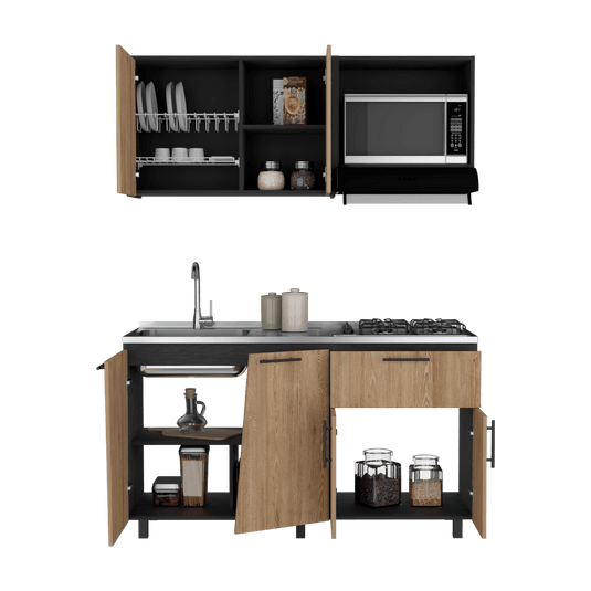 Cocina Integral 150Cm Emilia Izquierdo Wengie