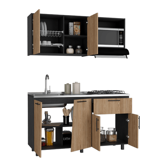 Cocina Integral 150Cm Emilia Izquierdo Wengie