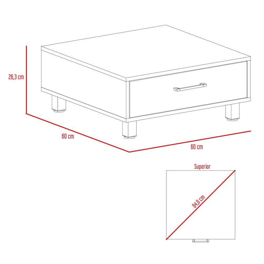 Combo Para Sala Amaranta, Incluye Biblioteca Escalera y Mesa de Centro