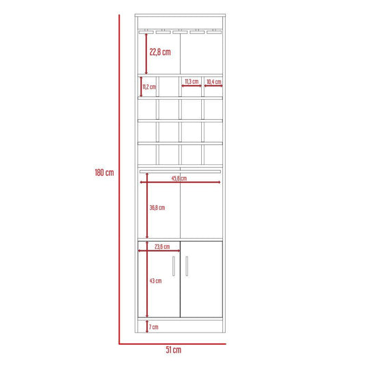 Combo Para Sala Agata, Incluye Bar, Arrimo y Mesa de Centro