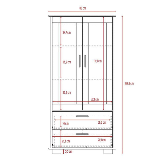 Combo Para Sala Luana, Incluye Rack para TV y Vitrina