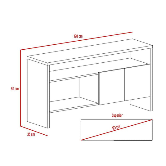 Combo Para Sala Portanova, Incluye Arrimo y Mesa de Centro