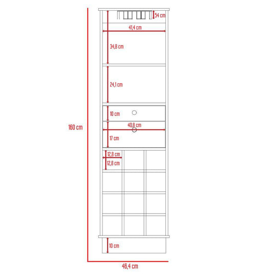 Combo Para Sala Zaire, Incluye Rack para TV y Bar