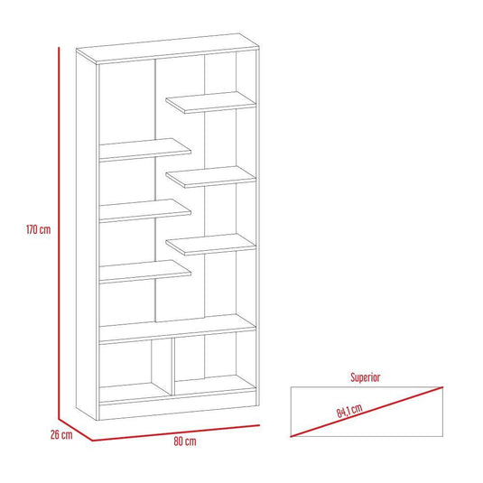 Combo Para Sala Phoenix, Incluye Rack para TV, Biblioteca y Mesa de Centro