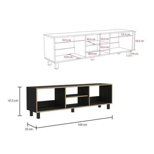 Combo Para Sala Bulnes, Incluye Rack para TV y Mesa de Centro