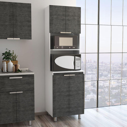 Mueble Microondas Fendi, Roble Gris