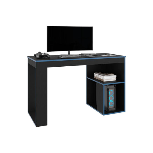 Escritorio Gamer Astana, Wengue y Azul