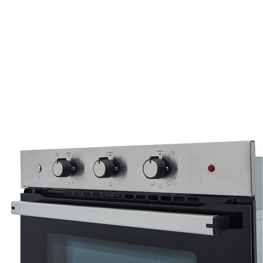 Horno eléctrico Tofu 60 cm Inox con vidrio negro 220V Haceb