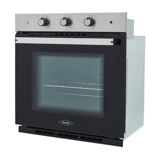 Horno eléctrico Tofu 60 cm Inox con vidrio negro 220V Haceb